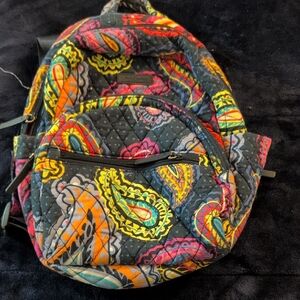 Vera Bradley Multicolor Paisley Quilted Backpack